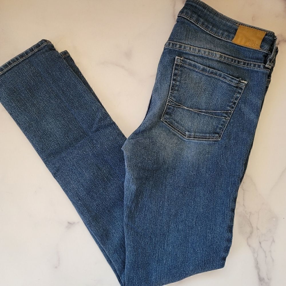 Bull head womens size 9 skinny jeans the 55 denim legging mid rise
